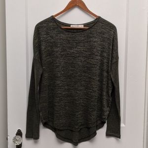 Rag & Bone / Jean Back Panel Knit Long Sleeved Tee